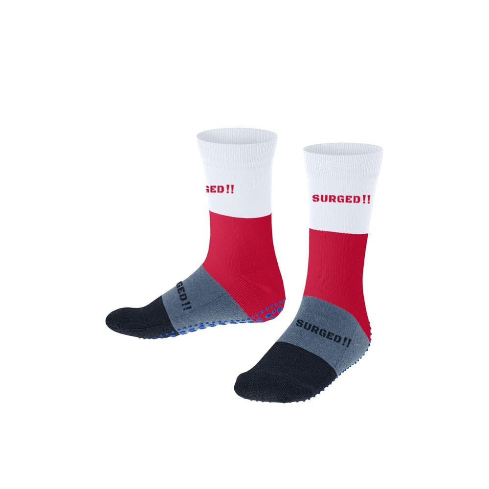 Crew RED Surged Socks