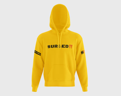 Black and Yellow SURGED hoodie