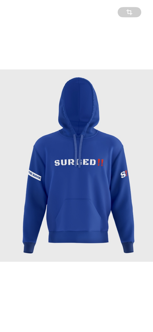 Blue SURGED hoodie