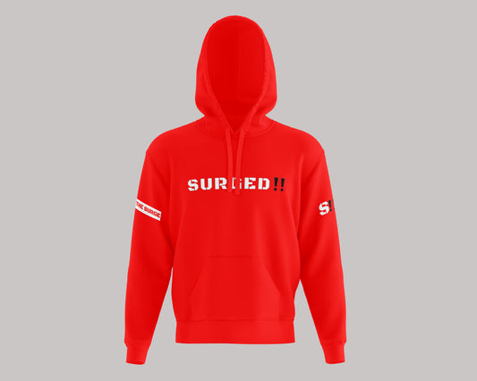 Red SURGED hoodie