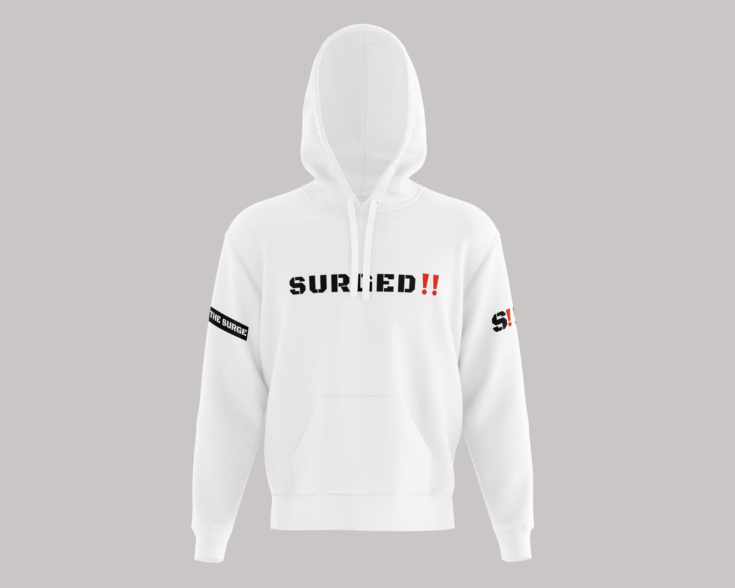 White SURGED HOODIE